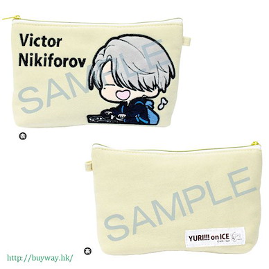 勇利!!! on ICE 「維克托·尼基福羅夫」刺繡 袋子 Sweat Embroidery Pouch B Victor Nikiforov【Yuri on Ice】