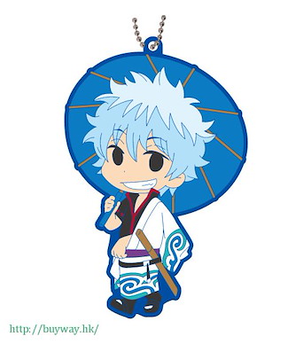 銀魂 「坂田銀時」拿著傘子 橡膠掛飾 Rubber Mascot Sakata Gintoki【Gin Tama】