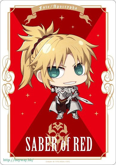 Fate系列 「紅 Saber (Mordred)」A5 滑鼠墊 Fate/Apocrypha Mouse Pad Fate/Apocrypha Red Saber【Fate Series】