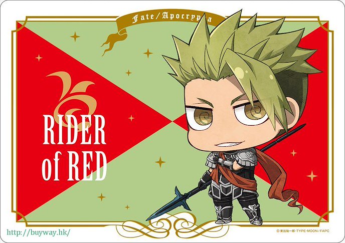 Fate系列 : 日版 「赤 Rider」A5 滑鼠墊 Fate/Apocrypha