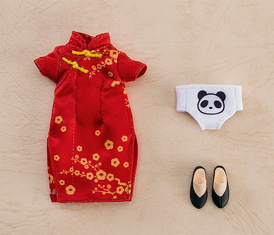 未分類 黏土娃 服裝套組 裙裝旗袍 紅色 Nendoroid Doll Outfit Set Chinese Dress Red