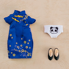 未分類 黏土娃 服裝套組 裙裝旗袍 藍色 Nendoroid Doll Outfit Set Chinese Dress Blue