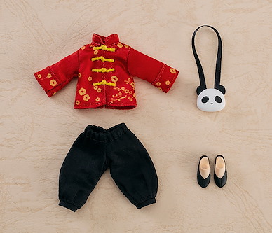 未分類 黏土娃 服裝套組 短版褲裝旗袍 紅色 Nendoroid Doll Outfit Set Short Length Chinese Outfit Red