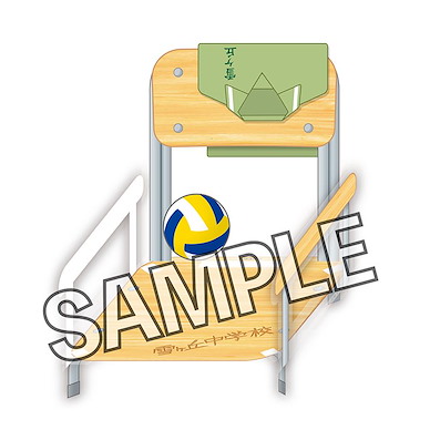 排球少年!! 「雪丘中學」中學 Ver. 指偶公仔椅子 Finger Puppet's Chair Junior High School Ver. Yukigaoka Junior High School【Haikyu!!】
