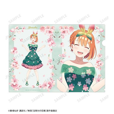 五等分的新娘 「中野四葉」櫻花連身裙 Ver. A4 文件套 New Illustration Yotsuba Cherry Blossom Dress ver. Clear File【The Quintessential Quintuplets】