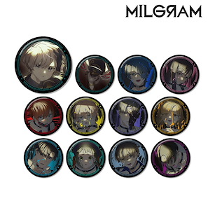 MILGRAM -米爾格倫- 收藏徽章 2nd Anniversary Ver. (12 個入) Original Illustration 2nd Anniversary Ver. Can Badge (12 Pieces)【MILGRAM】