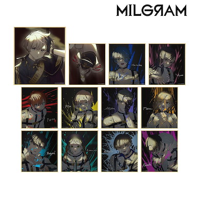 MILGRAM -米爾格倫- 色紙 2nd Anniversary Ver. (12 個入) Original Illustration 2nd Anniversary Ver. Mini Shikishi (12 Pieces)【MILGRAM】