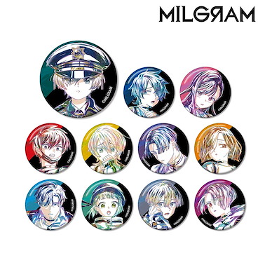 MILGRAM -米爾格倫- Ani-Art 收藏徽章 (11 個入) Ani-Art Can Badge (11 Pieces)【Milgram】