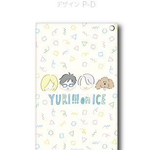 勇利!!! on ICE 「勇利 + 維克托 + 尤里 + Makkachin」證件套 Pass Case Design P-D【Yuri on Ice】
