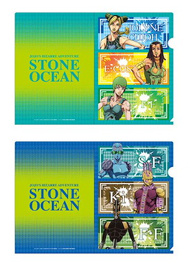 JoJo's 奇妙冒險 「第六部 石之海」A4 文件套 A (1 套 2 款) Anime JoJo's Bizarre Adventure Stone Ocean Clear File Set A【JoJo's Bizarre Adventure】