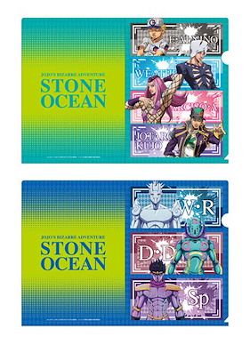 JoJo's 奇妙冒險 「第六部 石之海」A4 文件套 B (1 套 2 款) Anime JoJo's Bizarre Adventure Stone Ocean Clear File Set B【JoJo's Bizarre Adventure】