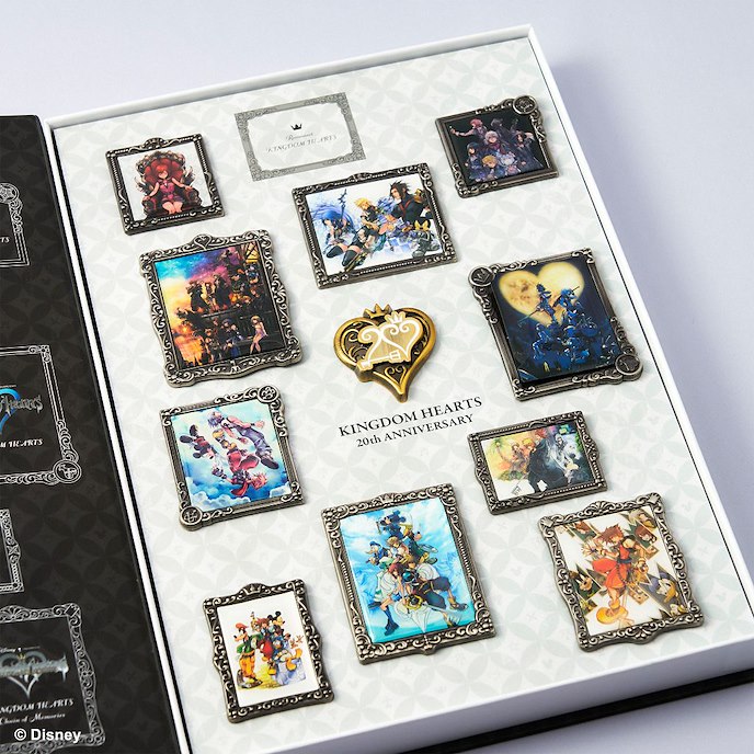 王國之心系列 : 日版 20th Anniversary 徽章 收藏盒 Vol.1 (11 個入)