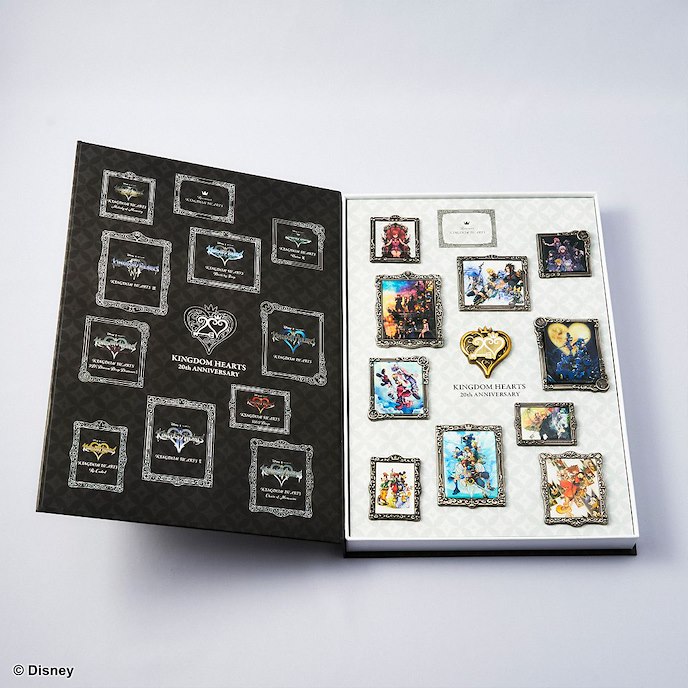 王國之心系列 : 日版 20th Anniversary 徽章 收藏盒 Vol.1 (11 個入)