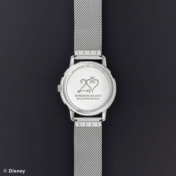 王國之心系列 : 日版 銀色 36mm 型號 石英 手錶