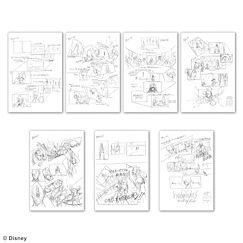 王國之心系列 : 日版 明信片 Illustrated by TETSUYA NOMURA Set B (1 套 7 款)