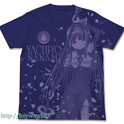 魔法少女小圓 (大碼)「七海八千代」暗藍 T-Shirt Yachiyo Nanami All Print T-Shirt / NIGHT BLUE-L【Puella Magi Madoka Magica】