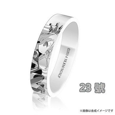遊戲人生 「白」925 銀戒指 (23 號) "Shiro" Silver Ring /#23【No Game No Life】
