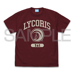 Lycoris Recoil 莉可麗絲 : 日版 (中碼) LYCORIS 1st 酒紅色 T-Shirt
