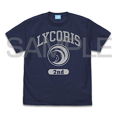 Lycoris Recoil 莉可麗絲 (加大) LYCORIS 2nd 藍紫色 T-Shirt Lycoris 2nd College T-Shirt /INDIGO-XL【Lycoris Recoil】