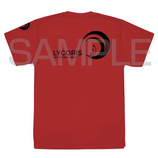 Lycoris Recoil 莉可麗絲 : 日版 (大碼) LYCORIS 1st 吸汗快乾 紅色 T-Shirt