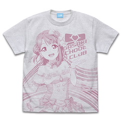 LoveLive! 虹咲學園校園偶像同好會 (加大)「上原歩夢」霧灰 T-Shirt Ayumu Uehara All Print T-Shirt /ASH-XL【Love Live! Nijigasaki Academy School Idol Club】