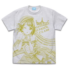LoveLive! 虹咲學園校園偶像同好會 (大碼)「中須霞」霧灰 T-Shirt Kasumi Nakasu All Print T-Shirt /ASH-L【Love Live! Nijigasaki Academy School Idol Club】