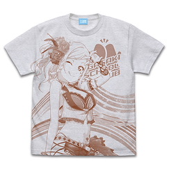 LoveLive! 虹咲學園校園偶像同好會 (大碼)「宮下愛」霧灰 T-Shirt Ai Miyashita All Print T-Shirt /ASH-L【Love Live! Nijigasaki Academy School Idol Club】