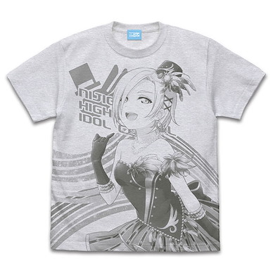 LoveLive! 虹咲學園校園偶像同好會 (中碼)「米雅」霧灰 T-Shirt Mia Taylor All Print T-Shirt /ASH-M【Love Live! Nijigasaki Academy School Idol Club】