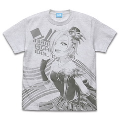 LoveLive! 虹咲學園校園偶像同好會 (大碼)「米雅」霧灰 T-Shirt Mia Taylor All Print T-Shirt /ASH-L【Love Live! Nijigasaki Academy School Idol Club】