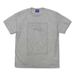 超人系列 (加大)「超人七號」混合灰色 T-Shirt Ultra Seven Illustration Touch T-Shirt /MIX GRAY-XL【Ultraman Series】