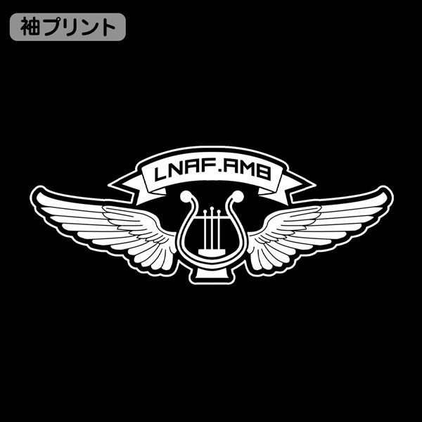 強襲魔女系列 : 日版 (中碼) 聯盟空軍航空魔法音樂隊 光輝魔女 標誌 黑色 T-Shirt