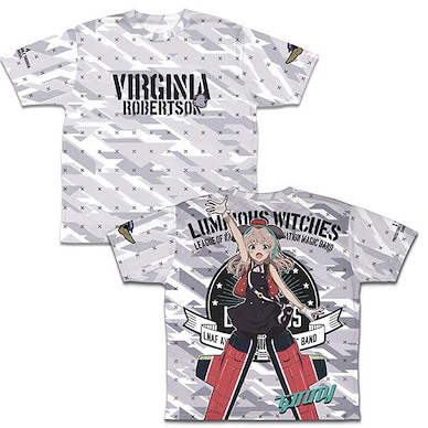 強襲魔女系列 (加大)「維吉妮亞」聯盟空軍航空魔法音樂隊 光輝魔女 雙面 全彩  T-Shirt Witches Virginia Robertson Double-sided Full Graphic T-Shirt /XL【Strike Witches Series】