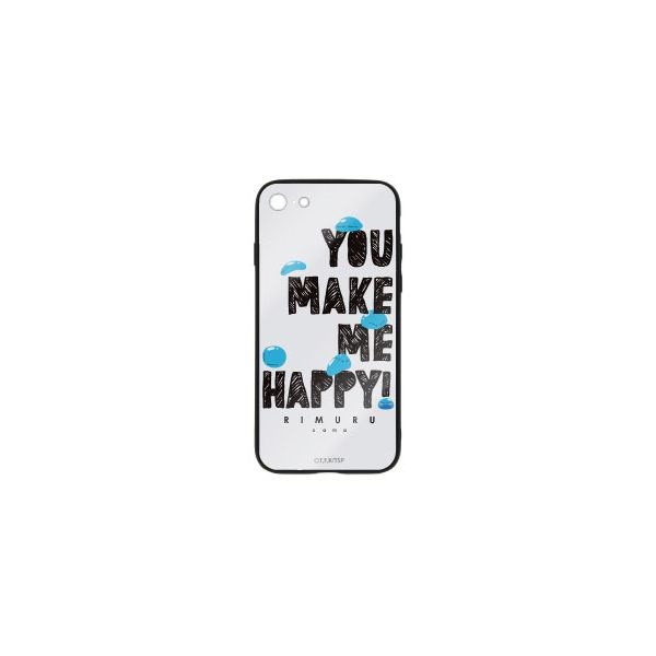 關於我轉生變成史萊姆這檔事 : 日版 「YOU MAKE ME HAPPY!」iPhone [7, 8, SE] (第2代) 強化玻璃 手機殼