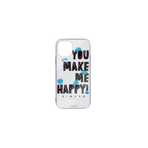 關於我轉生變成史萊姆這檔事 : 日版 「YOU MAKE ME HAPPY!」iPhone [12, 12Pro] 強化玻璃 手機殼
