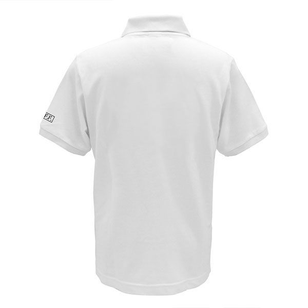 機動戰士高達系列 : 日版 (加大)「地球聯邦軍」刺繡 白色 Polo Shirt
