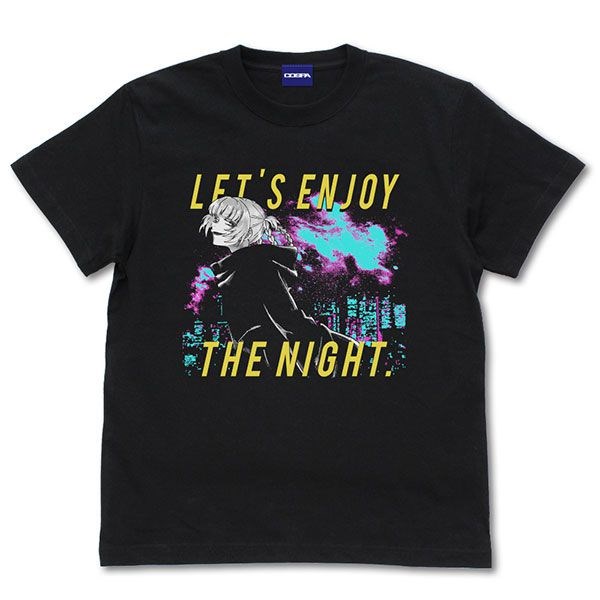 徹夜之歌 : 日版 (加大)「七草薺」LET'S ENJOY THE NIGHT. 黑色 T-Shirt