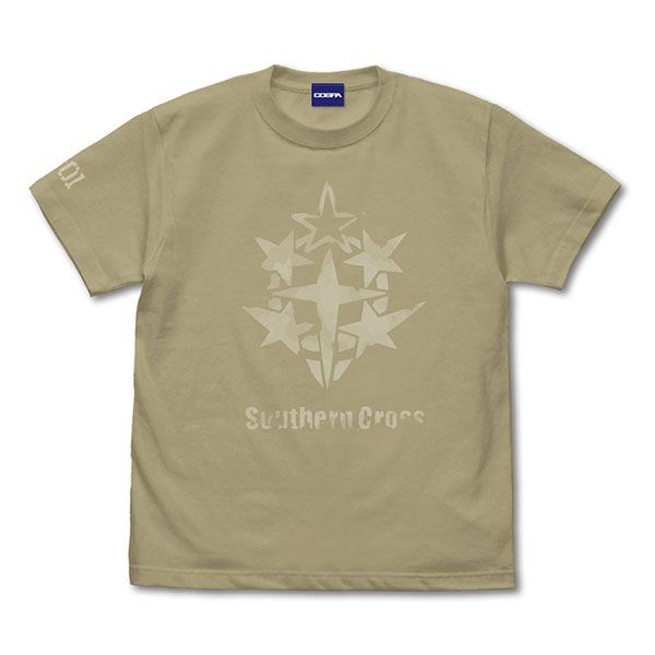 機動戰士高達系列 : 日版 (加大) 庫克羅斯·德安之島 南十字部隊 深卡其色 T-Shirt