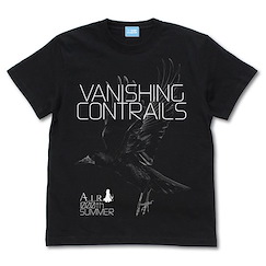 AIR (エアー) : 日版 (細碼) VANISHING CONTRAILS Ver.2.0 黑色 T-Shirt