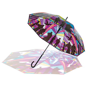 名偵探柯南 雨傘 彩繪玻璃 黑色 Stained Glass Umbrella (Black)【Detective Conan】