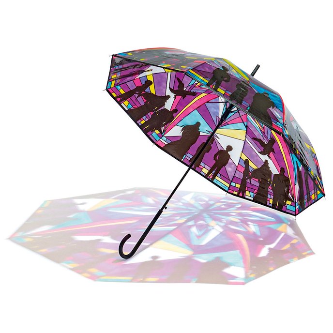 名偵探柯南 : 日版 雨傘 彩繪玻璃 黑色