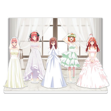 五等分的新娘 亞克力背景企牌 緍紗 Ver. Acrylic Diorama B Wedding Dress Ver.【The Quintessential Quintuplets】