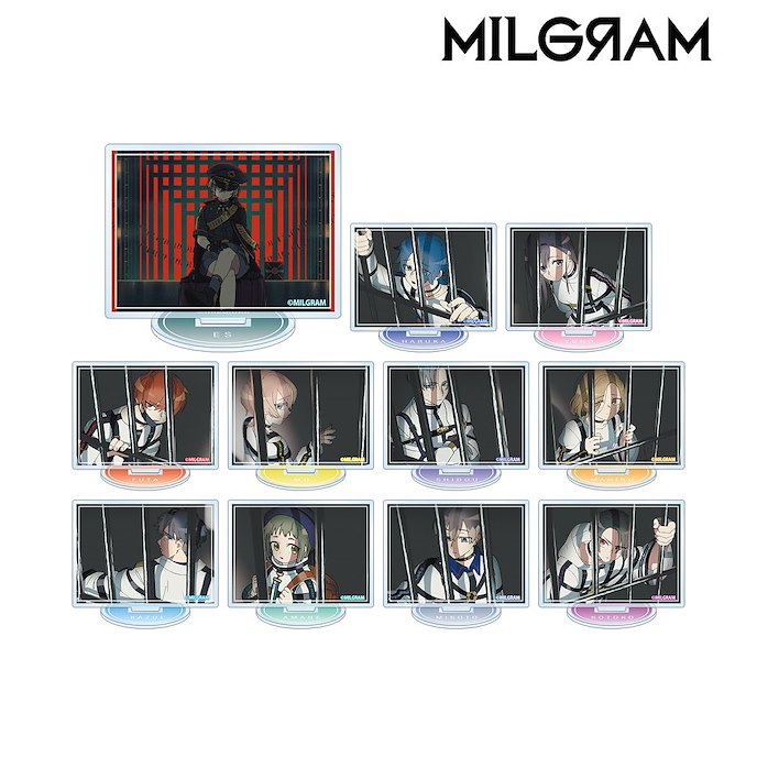 MILGRAM -米爾格倫- : 日版 亞克力企牌 MV: アンダーカバー (11 個入)
