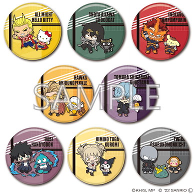 我的英雄學院 收藏徽章 B Sanrio 系列 職業英雄 vs 敵聯盟 Ver. (8 個入) Sanrio Characters Can Badge B Pro Hero & Villains (8 Pieces)【My Hero Academia】
