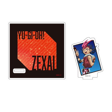 遊戲王 「九十九遊馬」遊戲王ZEXAL 迴轉 Ver. 亞克力杯墊 + 企牌 Acrylic Coaster Stand Yu-Gi-Oh! Zexal 01 Furimuki Ver. Tsukumo Yuma (Original Illustration)【Yu-Gi-Oh!】