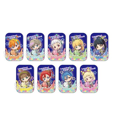 LoveLive! Superstar!! 圓角徽章 ビタミンSUMMER！Ver. (9 個入) Square Can Badge GyuGyutto Vitamin Summer! Ver. (9 Pieces)【Love Live! Superstar!!】