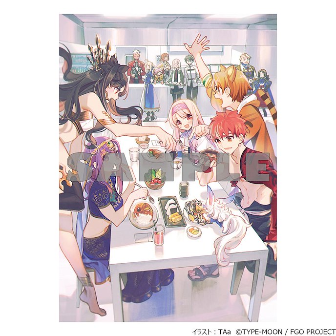 Fate系列 : 日版 「Fate/Grand Order × 衛宮家今天的餐桌風景」Taa 插圖 B2 掛布