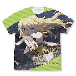 偶像大師 百萬人演唱會！ (大碼)「星井美希」スターリー・グロウ 白色 T-Shirt Starry Glow Miki Hoshii + Full Graphic T-Shirt /WHITE-L【THE IDOLM@STER Million Live!】