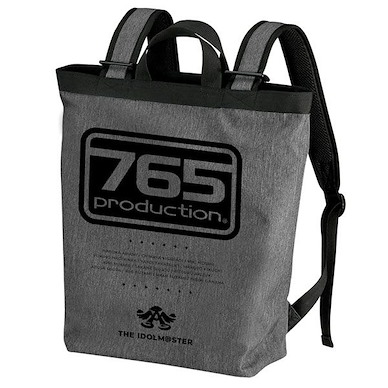 偶像大師 765PRO 碳黑色 2way 背囊 765PRO Logo 2WAY Backpack /HEATHER CHARCOAL【The Idolm@ster】