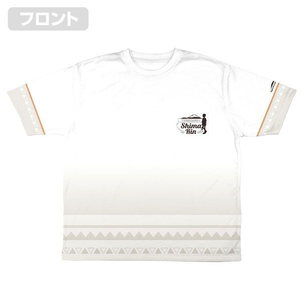 搖曳露營△ : 日版 (中碼)「志摩凜」夏令營 雙面 全彩 T-Shirt