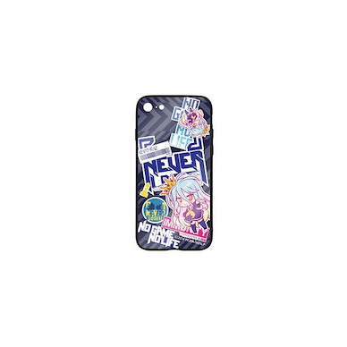 遊戲人生 「白」貼紙風格 iPhone [7, 8, SE] (第2代) 強化玻璃 手機殼 "Shiro" Sticker Style Tempered Glass iPhone Case /7,8,SE (2nd Gen.)【No Game No Life】